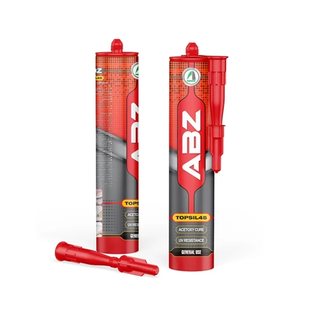 چسب سیلیکون شفاف ABZ مدل Topsil45