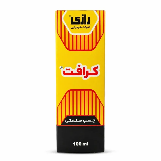 چسب صنعتی کرافت رازی ۱۰۰ میلی لیتری